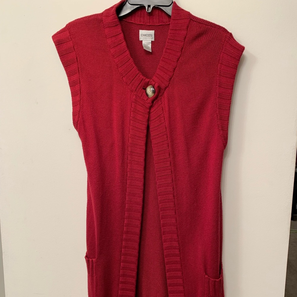 Chico sleeveless cardigan